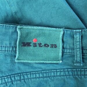 Kiton Teal Green Denim Jeans Men’s Size 32 Napoli, Italy